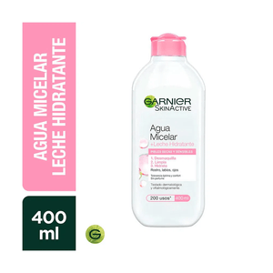 AGUA MICELAR + LECHE HIDRATANTE GARNIER 400ML