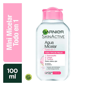 AGUA MICELAR GARNIER TODO EN 1  100 ML