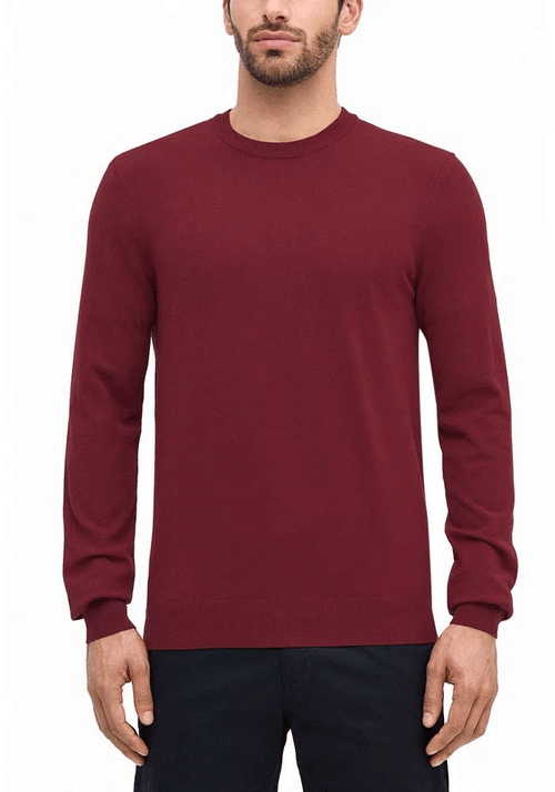 Sweater Dressy Microdiseño Burdeo