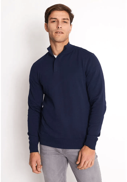 Sweater Dressy Liso Negro